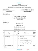 Kế Hoạch Giáo Dục Lịch Sử 6 Chân Trời Sáng Tạo