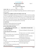 Giáo Án Toán Lớp 1 Sách Cánh Diều Tuần 35