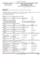 Đề Tham Khảo Tốt Nghiệp THPT 2021 Môn Hóa Có Đáp Án Và Lời Giải Chi Tiết