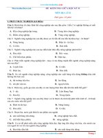 Đề Thi Giữa Học Kỳ 2 Địa Lí 10 Có Đáp Án (Đề 1)