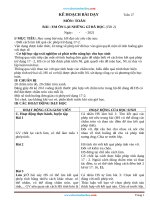 Giáo Án Toán Lớp 1 Sách Cánh Diều Tuần 27