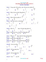 Đề Thi Giữa Kỳ 2 Toán 6 Cánh Diều 2021-2022 Có Đáp Án