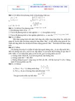 Bộ Đề Thi Giữa Học Kỳ 2 Toán 9 Năm 2022 Có Đáp Án