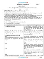 Giáo Án Toán Lớp 1 Sách Cánh Diều Tuần 34