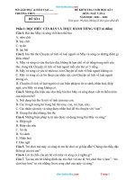 20 Đề Thi Học Kì 1 Ngữ Văn 6 Kết Nối Tri Thức