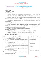 Giáo Án Tự Nhiên Và Xã Hội Lớp 2 Sách Chân Trời sáng Tạo Học Kỳ 1