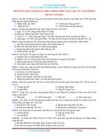 Bài Tập Trắc Nghiệm Sử 11 Bài 19: Nhân Dân Việt Nam Kháng Chiến Chống Pháp Xâm Lược Có Đáp Án