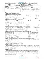 Đề Thi Học Kì 1 Toán 6 Kết Nối Tri Thức Có Đáp Án Và Ma Trận