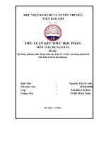 TIỂU LUẬN kết THÚC học PHẦN môn xây DỰNG ĐẢNG đề tài nội dung, phương thức đảng lãnh đạo kinh tế  từ đó, vận dụng phân tích tình hình kinh tế địa phương  