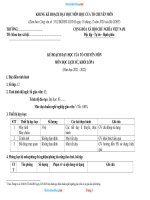 Kế Hoạch Dạy Học Lịch Sử 6 Sách Kết Nối Tri Thức