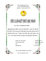 Quan điểm của chủ nghĩa mác lênin về vấn đề tôn giáo  ảnh hưởng của phật giáo trong đời sống xã hội ở việt nam hiện nay  ý nghĩa của khẩu hiệu 