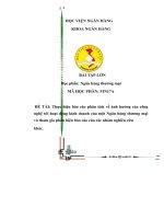 Thực hiện báo cáo phân tích về ảnh hưởng của công nghệ tới hoạt động kinh doanh của một ngân hàng thương mại và tham gia phản biện báo cáo của các nhóm nghiên cứu khác  
