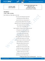 Bộ 5 đề thi thử THPT QG môn Ngữ văn năm 2021-2022 có đáp án trường THPT Long Trường