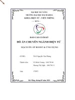 BÁO cáo CUỐI kỳ đồ án CHUYÊN NGÀNH điện tử MẠCH ổn áp BOOST  ỨNG DỤNG 