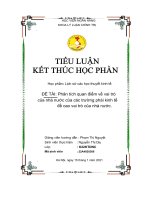 ĐỀ tài phân tích quan điểm về vai trò của nhà nước của các trường phái kinh tế đề cao vai trò của nhà nước 