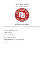 BÁO cáo KIẾN tập môn học tên đề tài thực hành thực tế kinh doanh qua công ty CP sơn JYMEC việt nam 