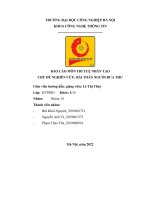 BÁO CÁO MÔN TRÍ TUỆ NHÂN TẠO CHỦ ĐỀ NGHIÊN CỨU  BÀI TOÁN NGƯỜI ĐƯA THƯ