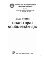 GT hoạch định nguồn nhân lực