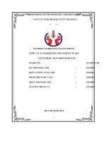 COURSES MARKETING MANAGEMENT TOPIC PLAN MARKETING MIX FOR PNJ IN 2022 