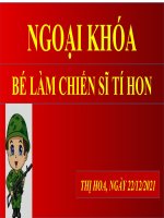 bài giảng khác. - Bài giảng khác - Nông Thị Hà - Thư viện Bài giảng điện tử