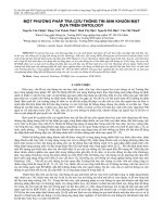 Một phương pháp tra cứu thông tin ảnh khuôn mặt dựa trên Ontology