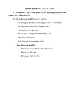 Một số kinh nghiệm chỉ đạo hoạt động giáo dục thể chất đạt hiệu quả ở trường tiểu học