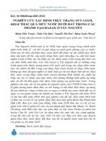 Nghiên cứu xác định thực trạng suy giảm, khai thác quá mức nước dưới đất trong các thành tạo bazan ở Tây Nguyên