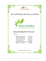 Xây dựng website thương mại điện tử bán cây cảnh mini   nora garden 