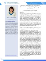 Tiềm năng và ứng dụng của túi ngoại bào (Extracellular vesicle) từ tế bào gốc trung mô