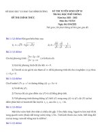 Đáp án chi tiết đề tuyển sinh lớp 10 môn Toán năm 2021-2022 tỉnh Bình Dương