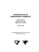 Introduction to atmospheric chemistry by daniel jacob 