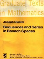 Sequences and series in banach spaces 