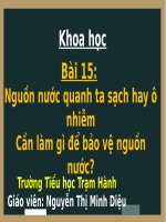 khoa hoc 4 - Bài giảng khác - Nguyễn Thị Minh Diệu - Thư viện Bài giảng điện tử