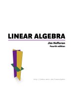 Linear algebra 