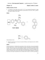 Solution manual of environmental chemistry a global perspective 4th  ch12 