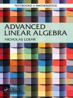 Advanced linear algebra 