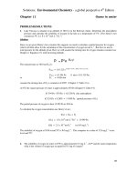 Solution manual of environmental chemistry a global perspective 4th  ch11 