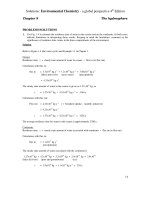 Solution manual of environmental chemistry a global perspective 4th  ch09 