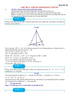 Phương pháp chứng minh phản chứng