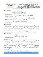 Đề toán vào lớp 10 Chuyên Bình Định năm 2021