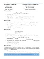 Đề toán vào lớp 10 Chuyên Quảng Ngãi năm 2021