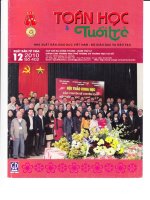 Tạp chí toán học và tuổi trẻ tháng 12 năm 2010 số 402