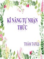 Kỹ năng sống - Giáo dục Tiểu học - Nguyễn Thị Hồng Thắm - Thư viện Bài giảng điện tử