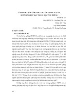 Ứng dụng nền tảng trực tuyến trong tư vấn hướng nghiệp bậc trung học phổ thông