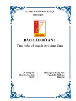 Đồ án 1 tìm hiểu về mạch arduino uno R3