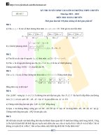 Đề thi vào chuyên Toán năm 2021 - 2022 lần 7 do thuvientoan.net biên soạn có lời giải