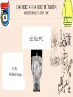 Polyvinylclorua (PVC) - Hóa học - Đỗ Danh Quang - Thư viện Bài giảng điện tử