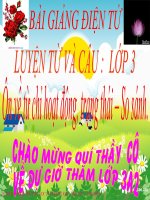 TIỂU HỌC - Giáo dục Tiểu học - Lê Thị Chiến - Thư viện Bài giảng điện tử