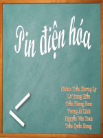 Pin điện hóa - Địa lí - nguyễn văn huy - Thư viện Bài giảng điện tử