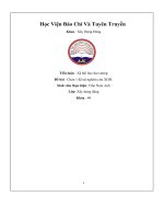 Tiểu luận  xã hội học đại cương đề bài  chọn 1 đề tài nghiên cứu XHH  